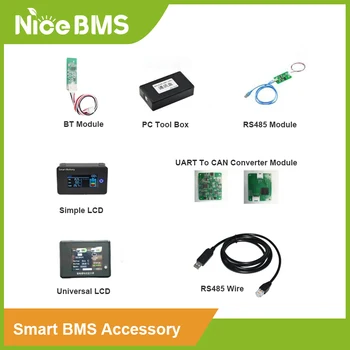JBD Smart BMS, BT UART, RS485 CANBUS, Функционален инструмент за комуникация с една литиева батерия BMS