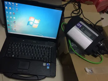 Военен лаптоп CF52 за Benz Diagnostic tool Водоустойчив лаптоп за мултиплексор MB STAR C4 и кабели в пълен комплект