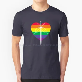 Кълна се в сърцето Зены! Тениска от 100% памук тениска Xena на 90-Те години, принцесата-войн, Габриел, гей-гордост, преливащи сърцето, бисексуални, пансексуал