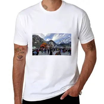Нова тениска Shri Kedarnath Temple, новата версия на тениски, бързосъхнеща риза, прекрасна тениска мъжка риза тренировочная